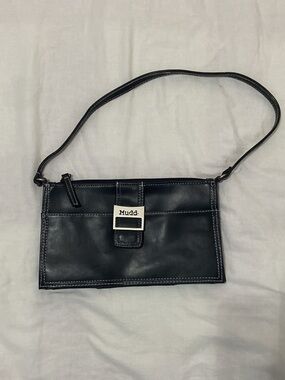 Unique Y2K Mudd Black Leather Purse